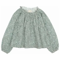 Blouse Volants | Vert Cèdre