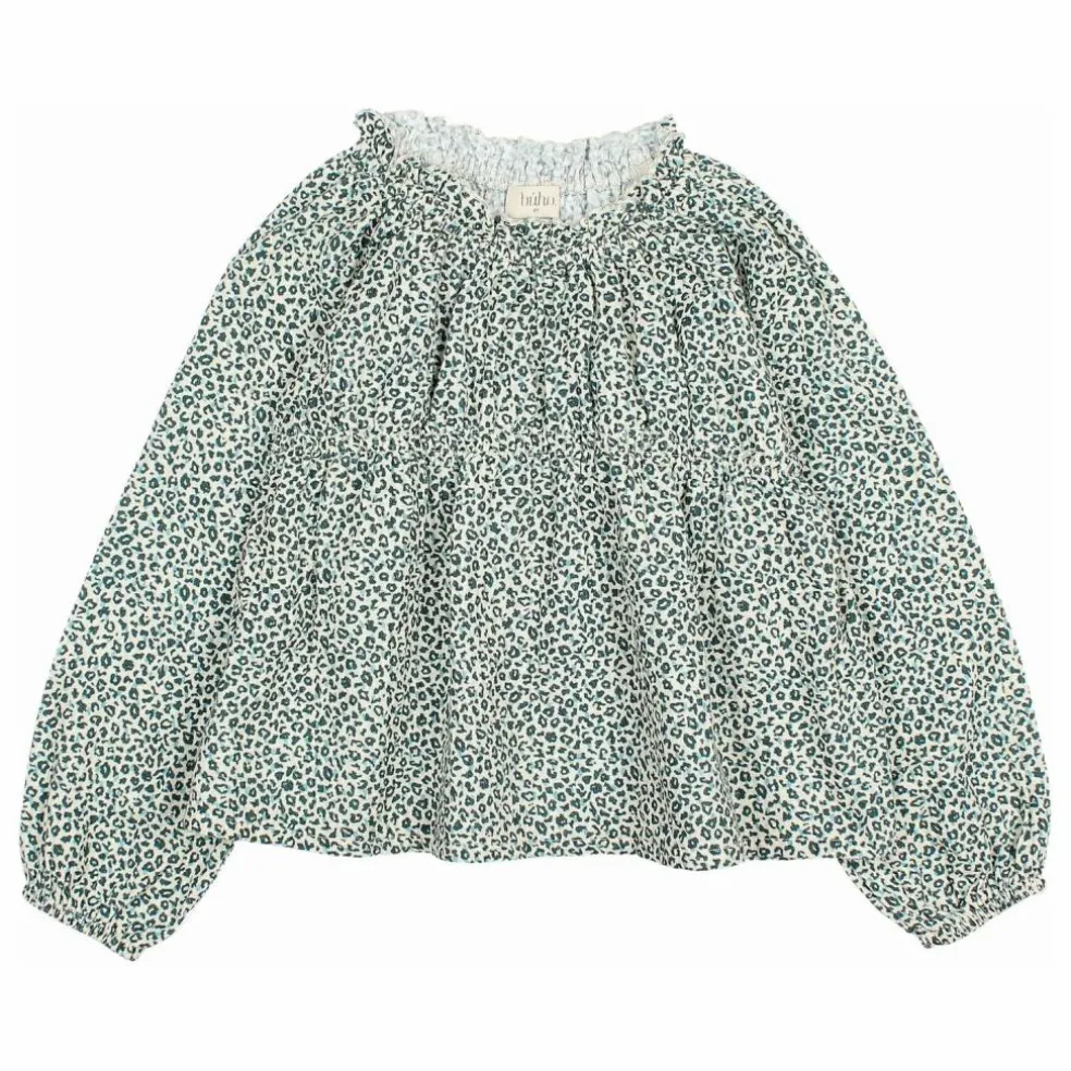 Blouse Volants | Vert Cèdre