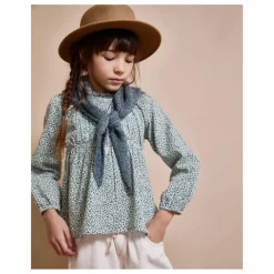 Blouse Volants | Vert Cèdre