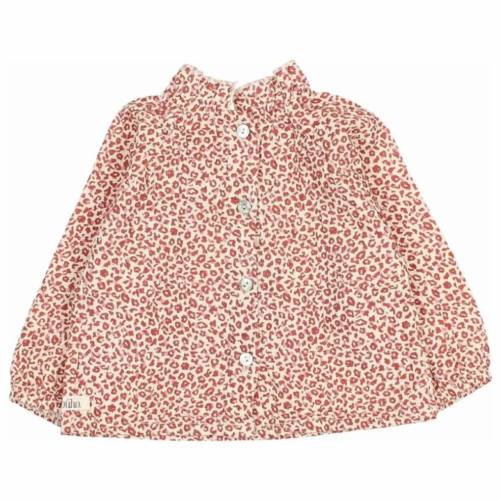 Blouse Volants Bébé | Bordeaux