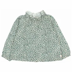 Blouse Volants Bébé | Vert Cèdre