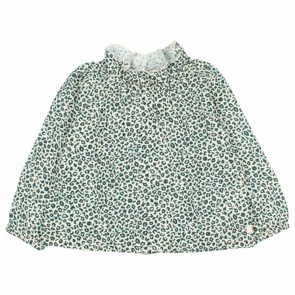 Blouse Volants Bébé | Vert Cèdre