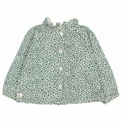 Blouse Volants Bébé | Vert Cèdre