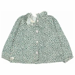 Blouse Volants Bébé | Vert Cèdre