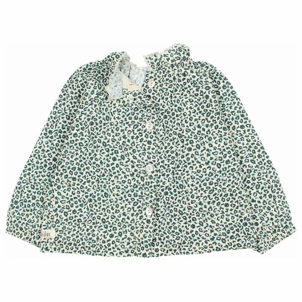 Blouse Volants Bébé | Vert Cèdre
