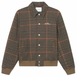 Blouson Bomber Varsity | Marron