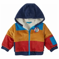 Blouson Retro Velours Côtelé | Bleu marine