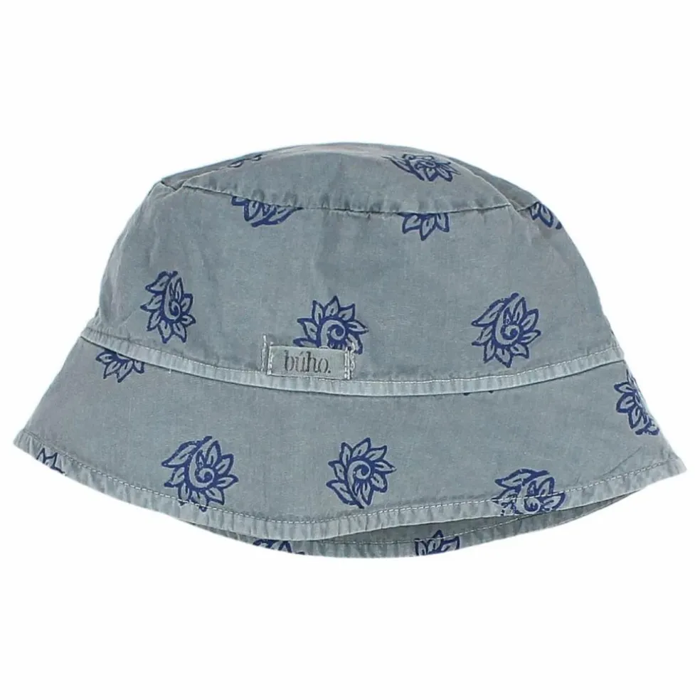 Bob Batik Coton Bio | Bleu gris