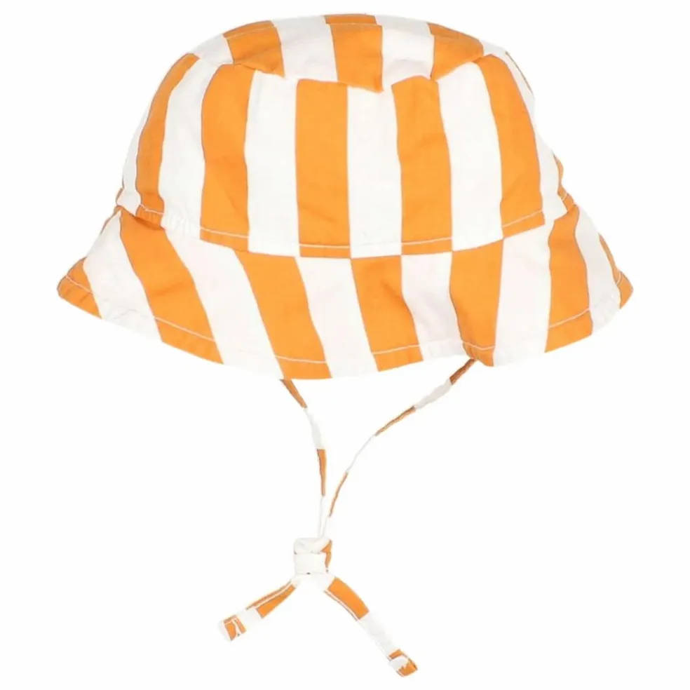 Bob Rayures Bébé Coton Bio | Abricot