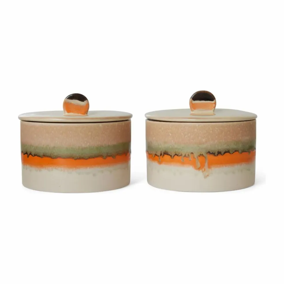 Bocal en grès | Orange