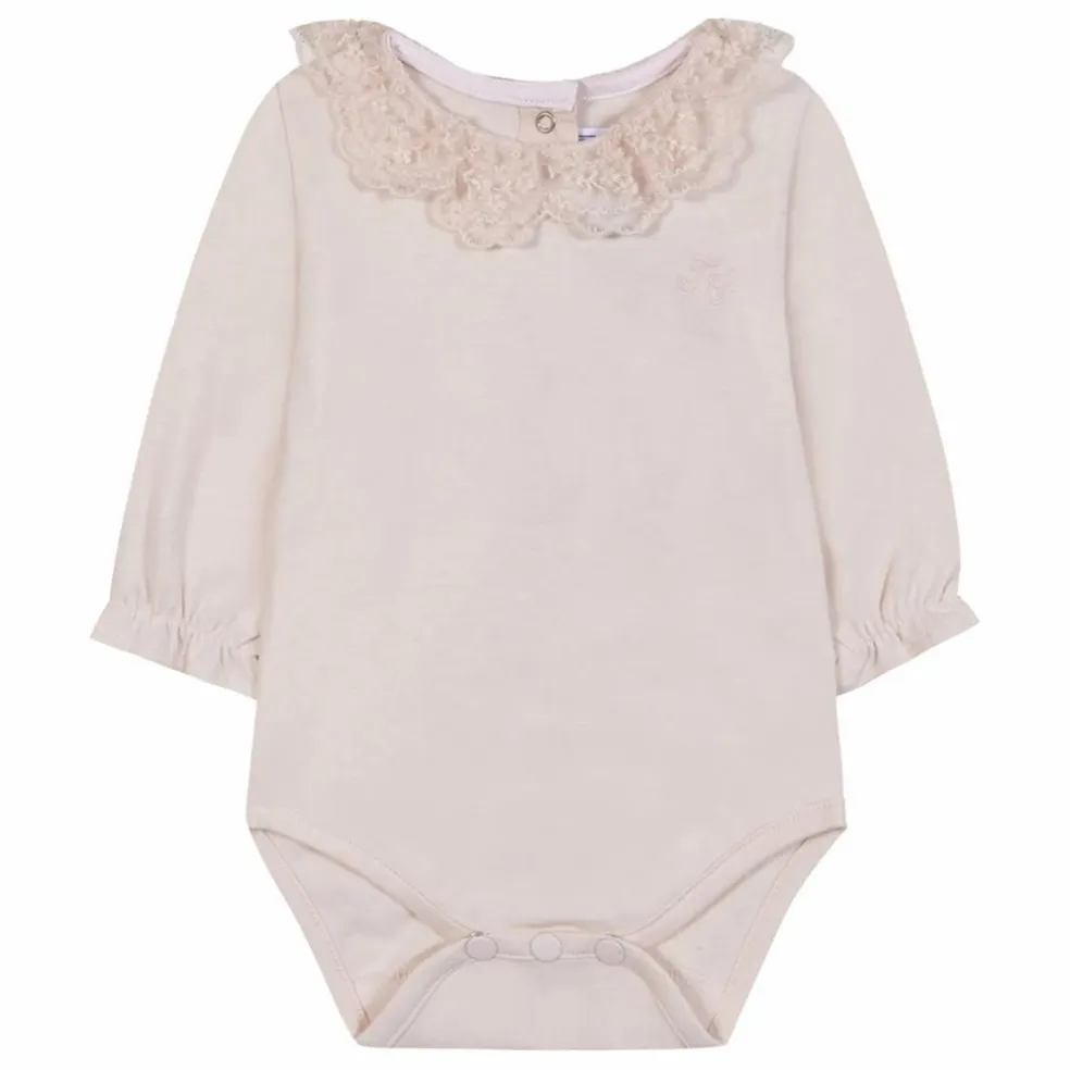 Body Col Dentelle | Rose pâle