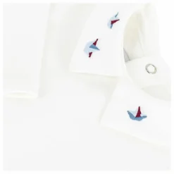 Body Col Polo Bateaux Coton Bio | Blanc