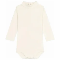 Body Col Roulé Uni Coton Bio | Ecru