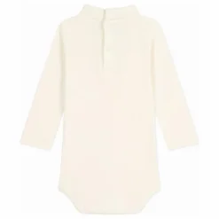 Body Col Roulé Uni Coton Bio | Ecru