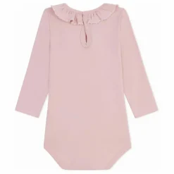 Body Col Volants Coton Bio | Rose
