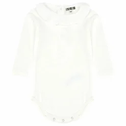 Body Coton Bio Collerette Mail | Ecru
