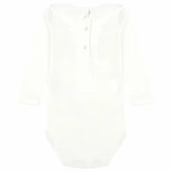 Body Coton Bio Collerette Mail | Ecru