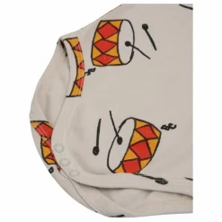 Body Coton Bio Tambours | Gris galet