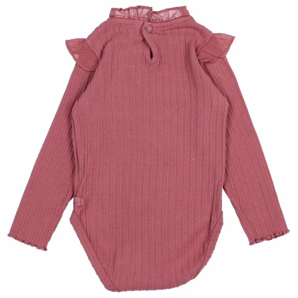 Body Côtelé | Mauve
