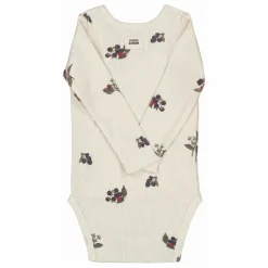 Body Côtelé Hoho Mûres Coton Bio | Ecru