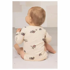 Body Côtelé Hoho Mûres Coton Bio | Ecru