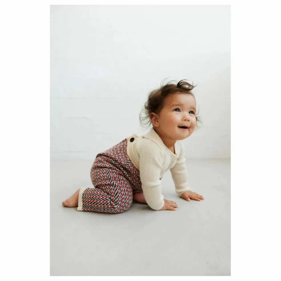 Body Côtelé Laine de Mérinos | Ecru