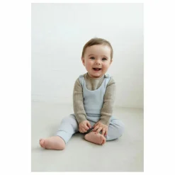 Body Côtelé Laine de Mérinos | Beige chiné