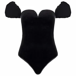 Body Diana Velours | Noir