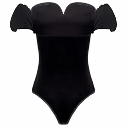 Body Diana Velours | Noir