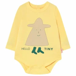 Body Hello Tiny Coton Bio | Jaune