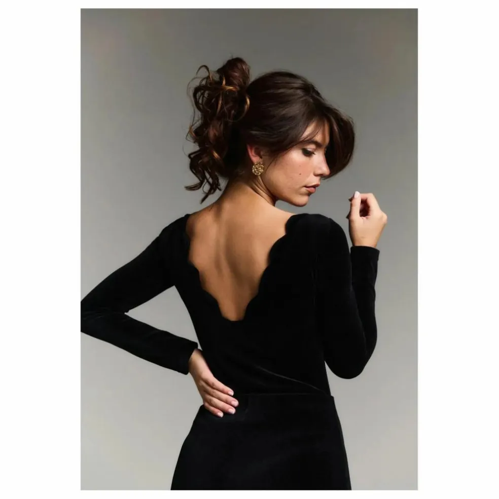 Body Katy Velours | Noir