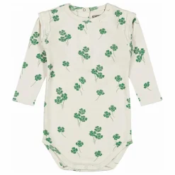 Body Lala Trèfles Coton Bio | Ecru