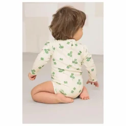 Body Lala Trèfles Coton Bio | Ecru