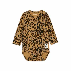 Body Manches Longues Leopard | Beige