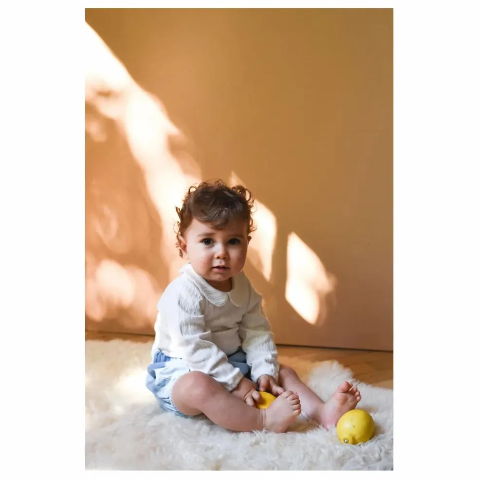 Body Pia Coton Bio | Blanc