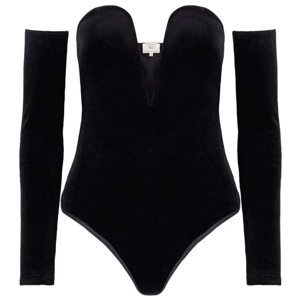 Body Picante Velours | Noir