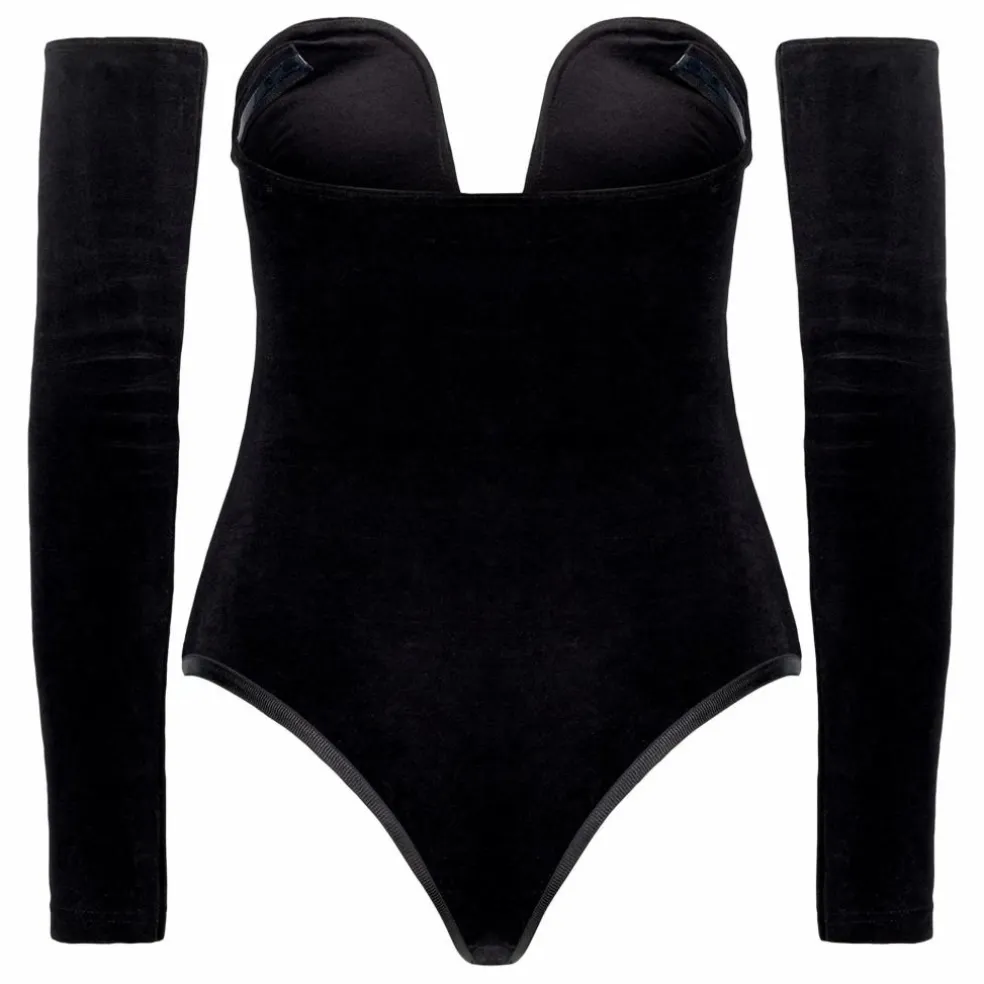 Body Picante Velours | Noir