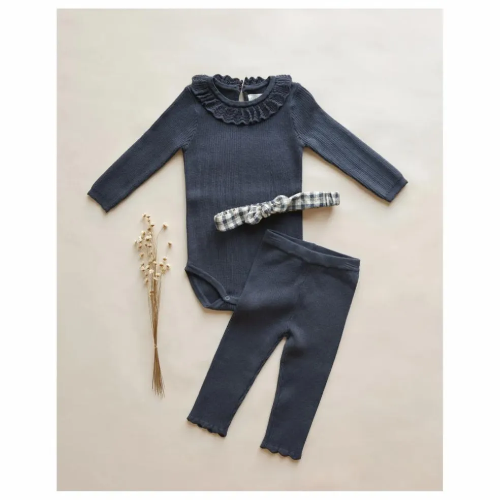 Body Pointelle | Bleu marine