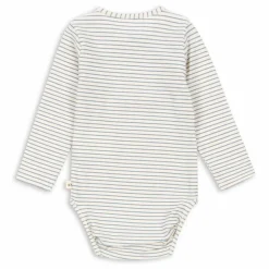 Body Rayé Coton Bio | Ecru