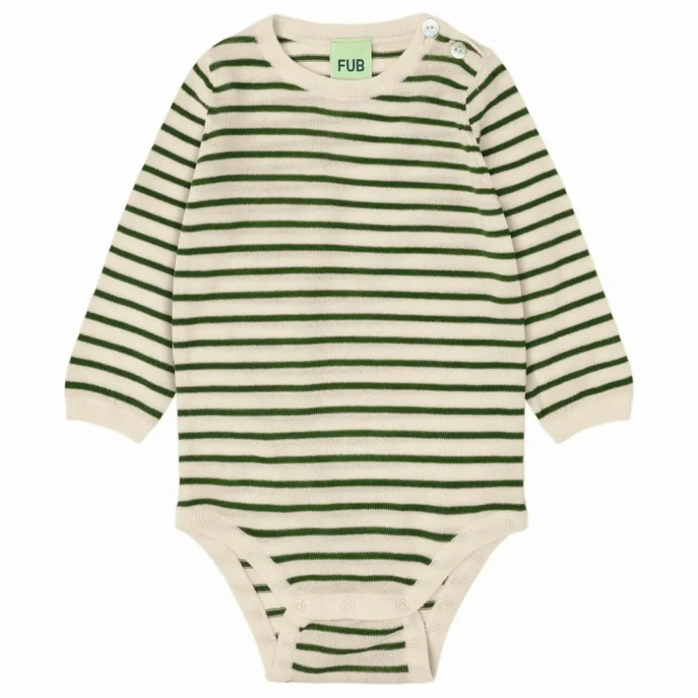 Body Rayé Laine de Mérinos | Ecru