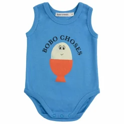 Body Sans Manches Bobo Coton Bio | Bleu