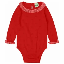 Body Volants Laine de Mérinos | Rouge