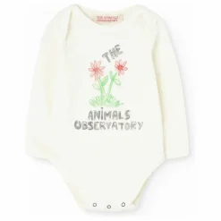 Body Wasp Fleurs Coton Bio | Blanc