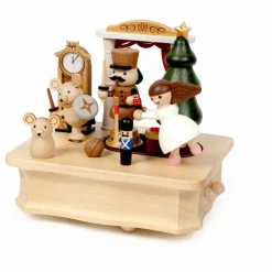 Boite à musique en bois Casse Noisette