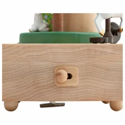 Boite à musique en bois Licorne