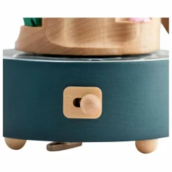Boite à musique en bois Poissons