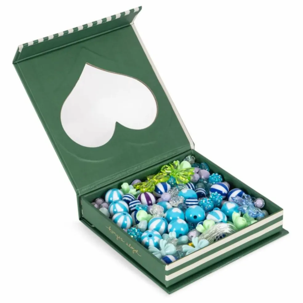Boite de perles | Bleu