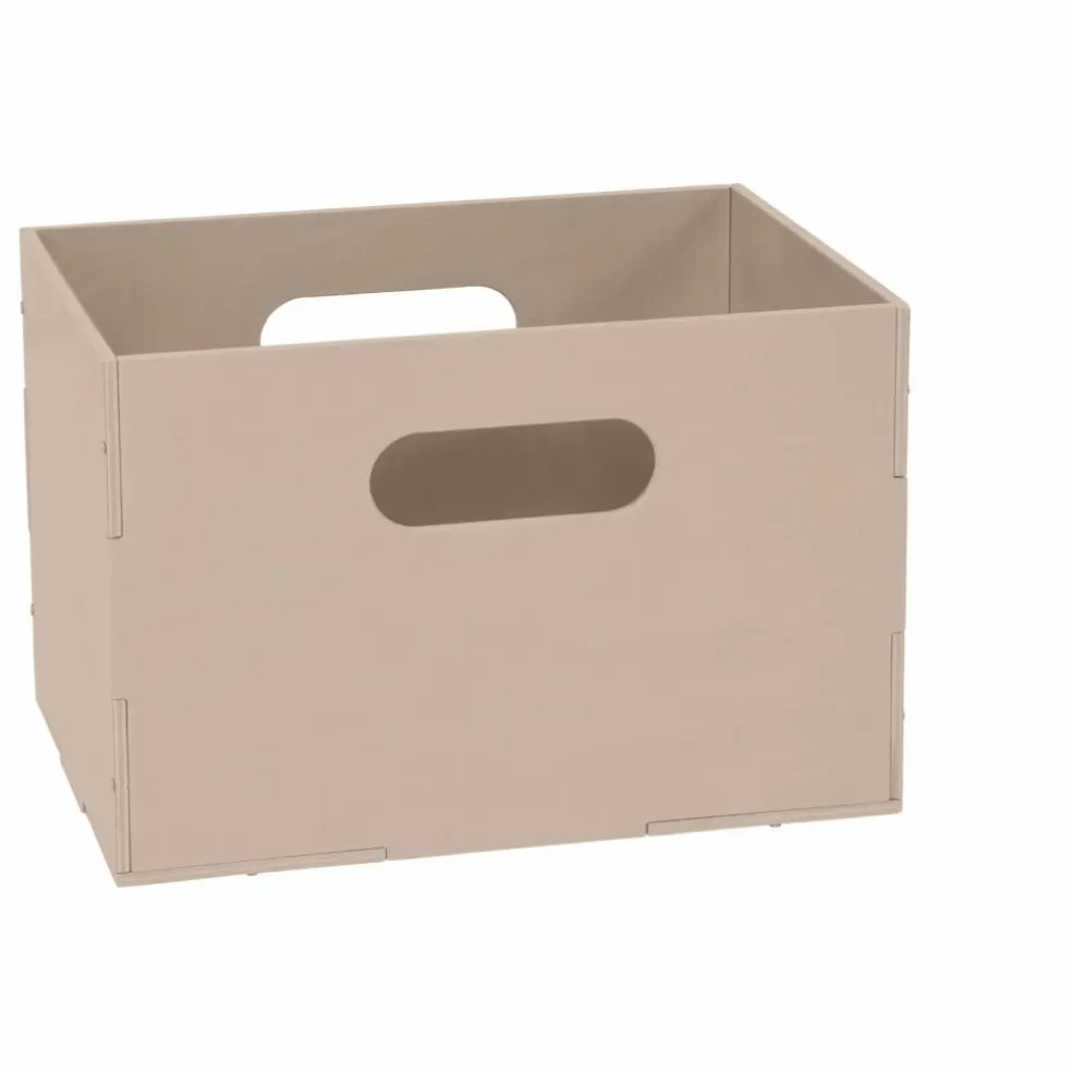 Boite de rangement en bois | Beige
