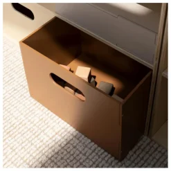 Boite de rangement en bois | Brun