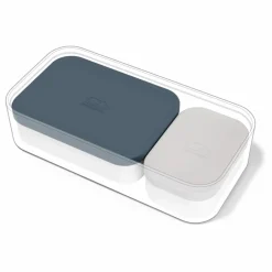 Boites de compartimentation pour bento MB Extra - Set de 4 | Gris